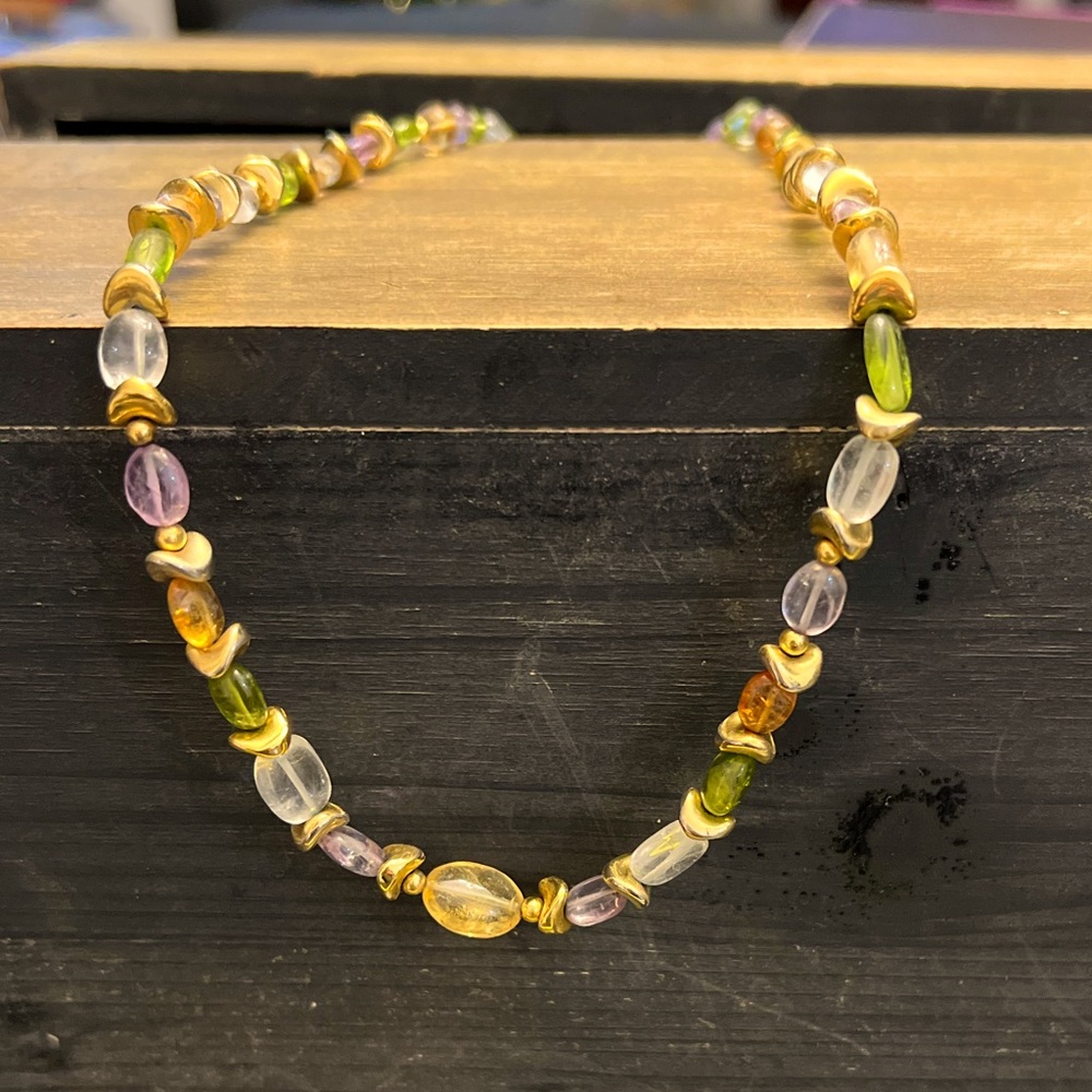 Liz Claiborne Necklace in Watercolor Tones